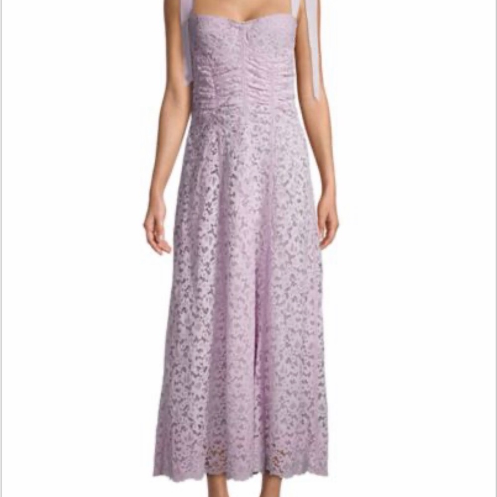 JONATHAN SIMKHAI Tie-Shoulder Lace Dress size 8 NWT